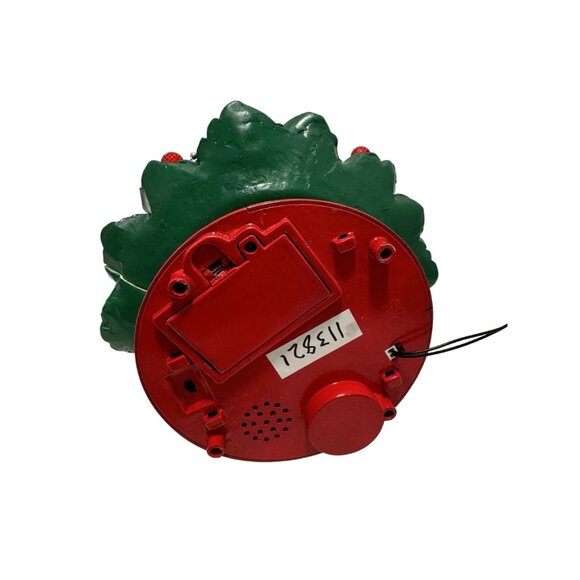 Vintage Animated Singing Christmas Tree Faces Lights Up Rotates Sings 12" Tall - Picture 8 of 8